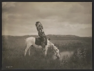 An oasis in the Badlands, North Dakota, Badlands, 1905