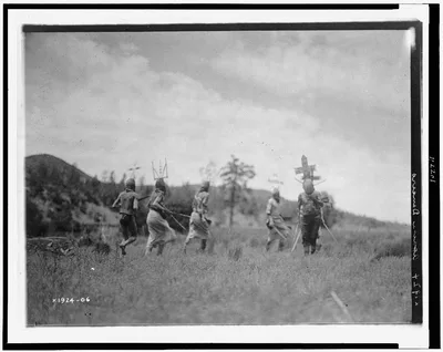 Apache dancers, 1906