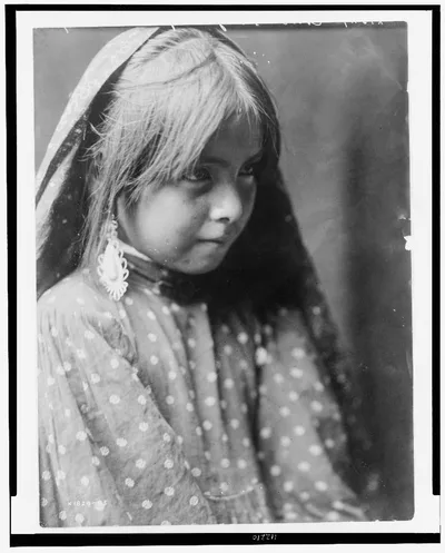 A Nambe girl, Nambe Pueblo, New Mexico, 1905