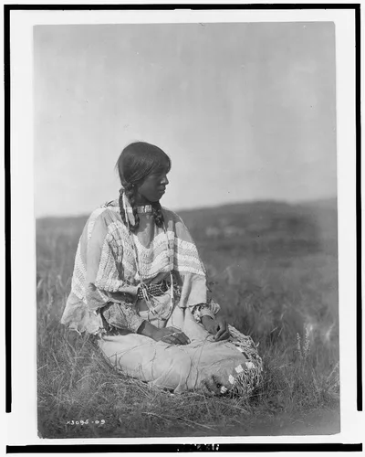Flint Smoker's daughter, Montana, 1910