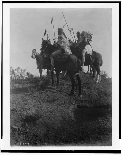 The spirit of the past--Apsaroke, Montana, 1908