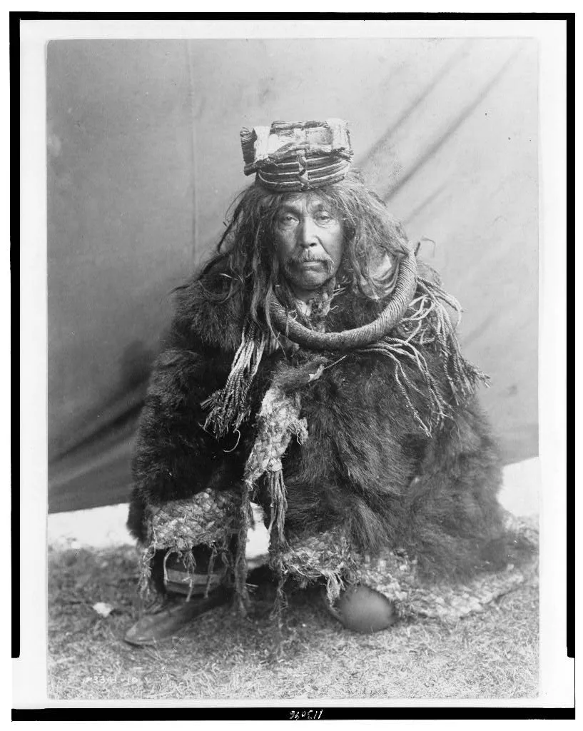 A Hamatsa costume--Nakoaktok, 1910
