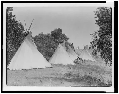 Camp life, South Dakota, 1908