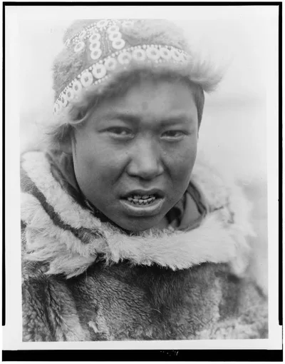 Hooper Bay youth, Alaska, Hooper Bay, 1929