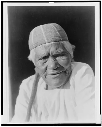 A Yurok widow, 1923