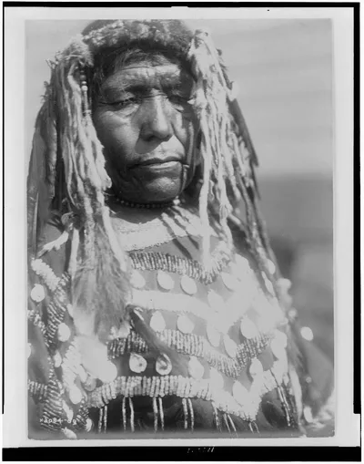 Wife of Weasel Head--Piegan, 1910