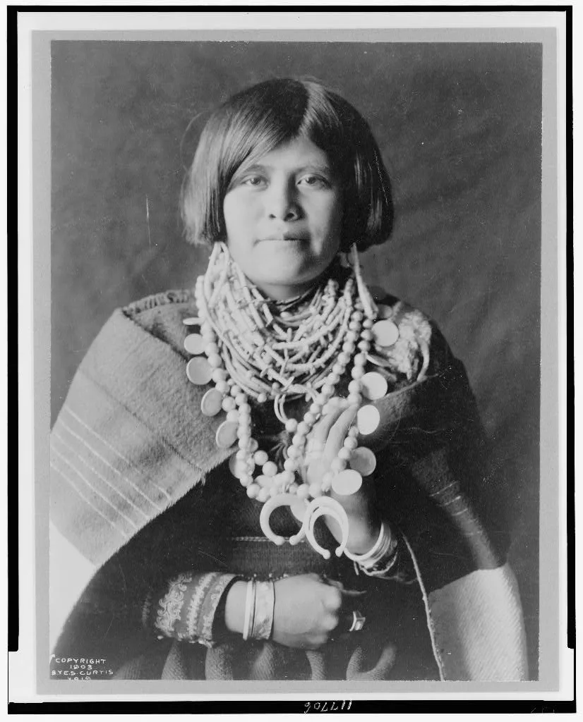 A Zuni girl, 1903