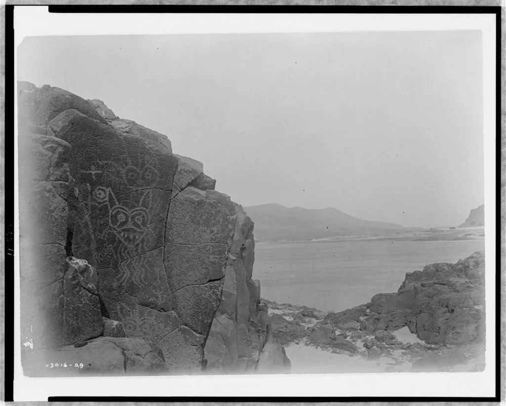 Petroglyphs--Wishham, 1910