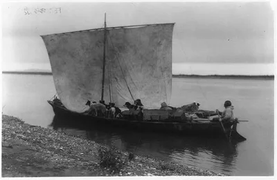 Arriving home - Noatak, Noatak, Alaska, 1929